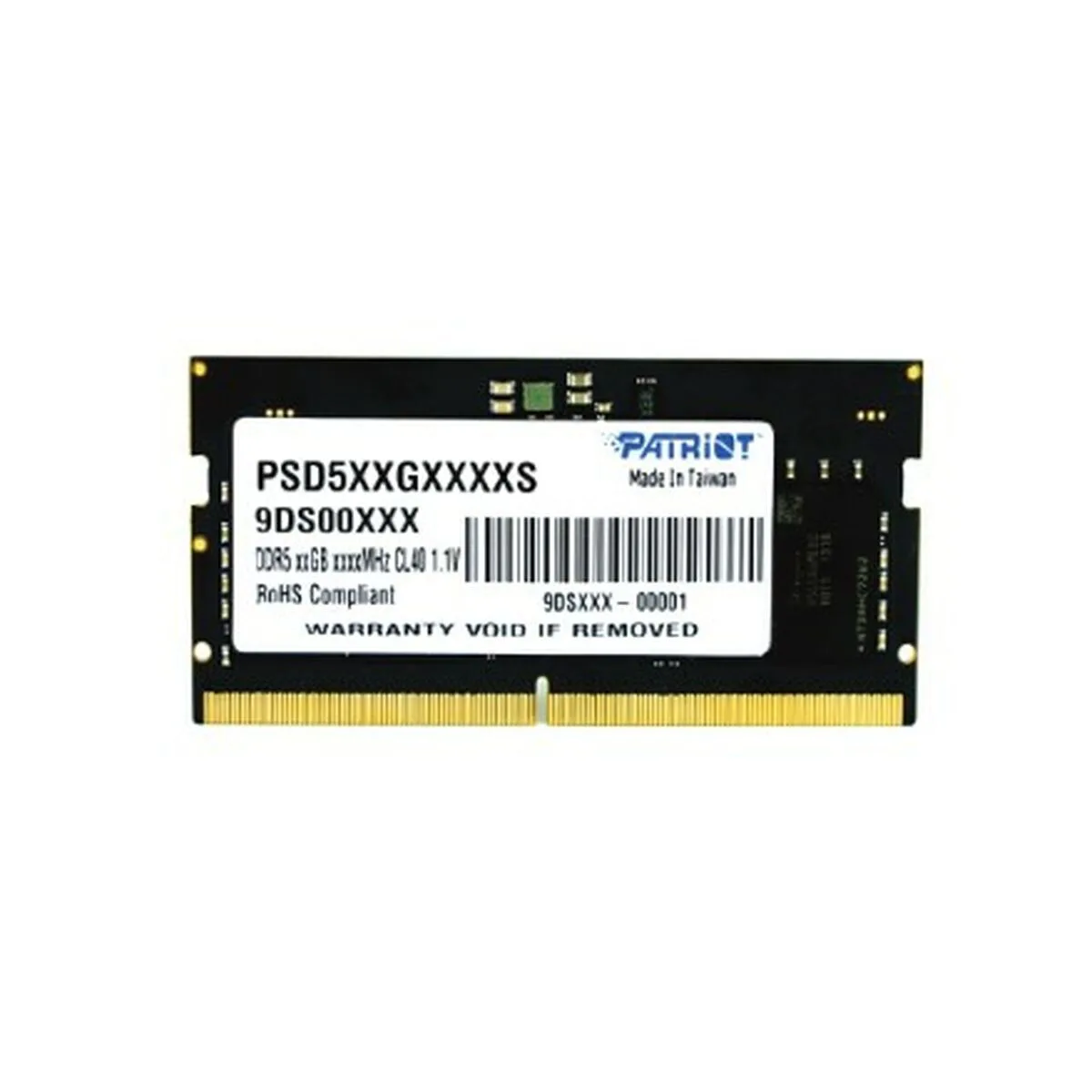 Patriot Signature DDR5 με Module 1x32GB και Ταχύτητα 4800 για Laptop PSD532G48002S - Image 1
