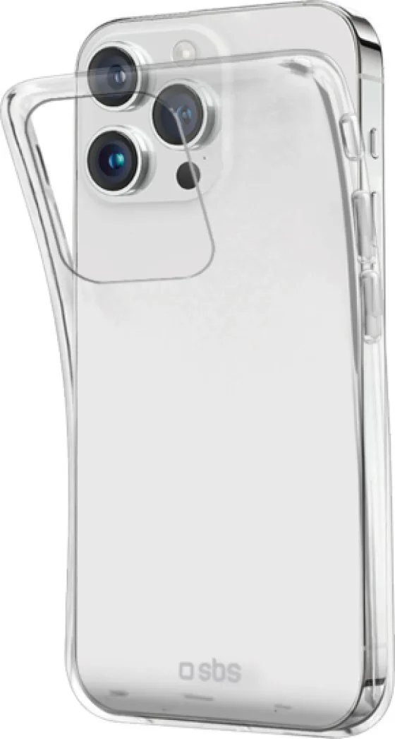 SBS 0.3 Skinny Back Cover Σιλικόνης Διάφανο (iPhone 15 Pro) SKINIP1561PT - Image 1