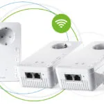 Devolo Magic 2 WiFi Next Multiroom Kit (DE) Powerline Τριπλό για Ασύρματη Σύνδεση Wi‑Fi 5 με Passthrough Πρίζα και 2 Θύρες Gigabit Ethernet