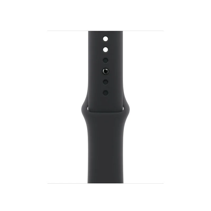 Apple Sport Band 42mm S/M Λουράκι Σιλικόνης με Pin Black (Apple Watch 38, 40, 41, 42mm) MXLJ3ZM/A - Image 1