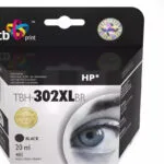 TB Print Συμβατό Μελάνι Εκτυπωτή InkJet HP TBH302XLBR Μαύρο 1τμχ