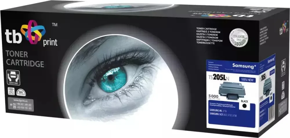 Tb Print Toner Cartridge Ts-205ln Replacement Samsung Mlt-d205l Ts-205ln - Image 1