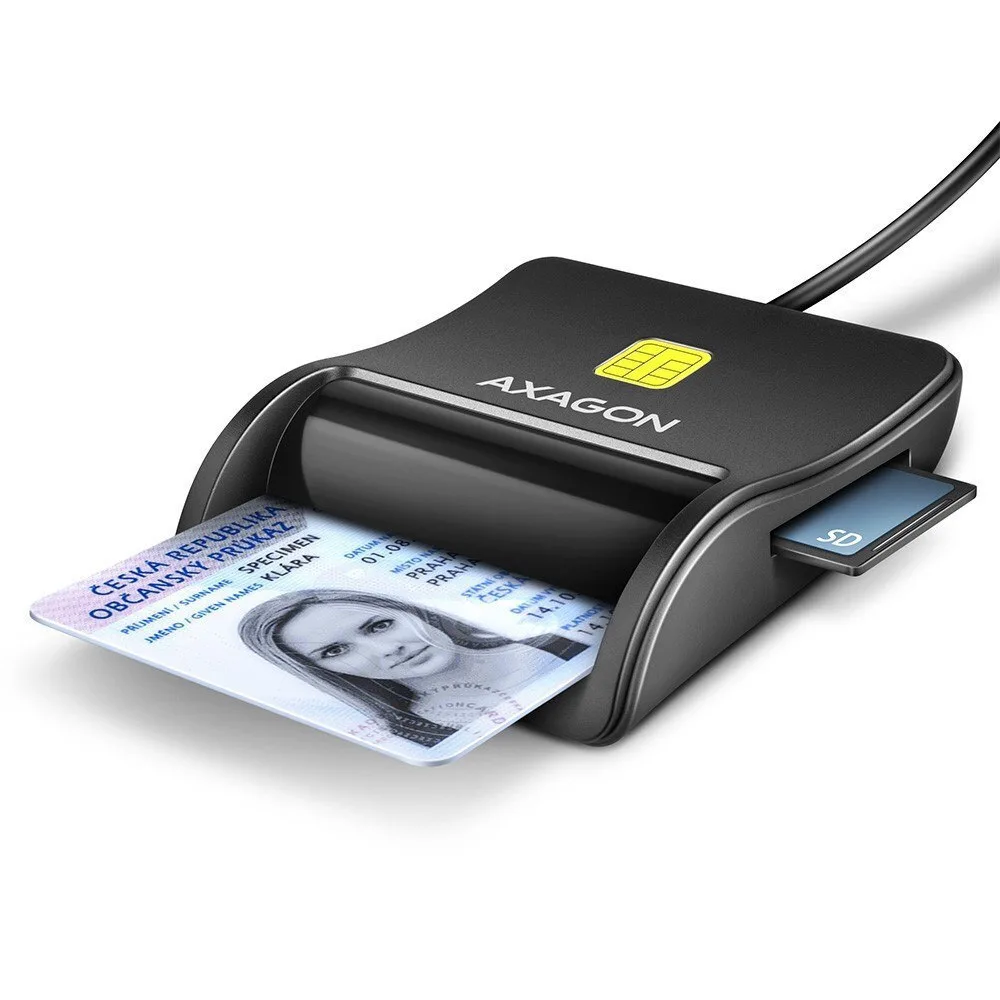 Axagon Card Reader USB 2.0 για SD/microSD (CRE-SM3SD) - Image 1