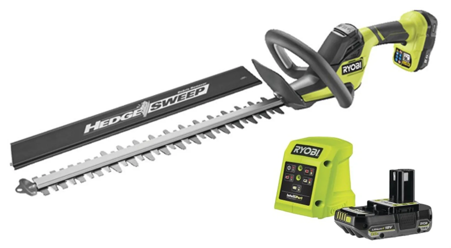 Ryobi One+ Μπορντουροψάλιδο Μπαταρίας 18V Τηλεσκοπικό με Μήκος Λάμας 55cm - Image 1