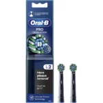 Oral-B Pro CrossAction Ανταλλακτικές Κεφαλές για Ηλεκτρική Οδοντόβουρτσα Black 2τμχ