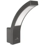 Maclean Energy Επιτοίχιο Εξωτερικό Φωτιστικό LED IP54 10W με Φυσικό Λευκό Φως MCE343 GR