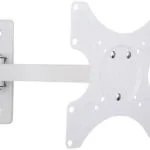 Techly ICA-LCD 2901 ICA-LCD 2901WH Βάση Τηλεόρασης Τοίχου με Βραχίονα έως 37" και 25kg White Λευκό