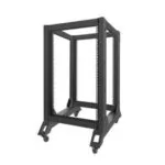 Lanberg Επιδαπέδια Καμπίνα Rack 18U 60x80cm Μαύρο OR01-6818-B