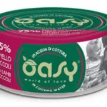Oasy Υγρή Τροφή Γάτας More Love Adult Κοτόπουλο Αρνί & Μπρόκολο 70gr