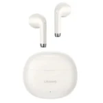 YO17 Earbud Bluetooth Handsfree Ακουστικά με Θήκη Φόρτισης Μπεζ