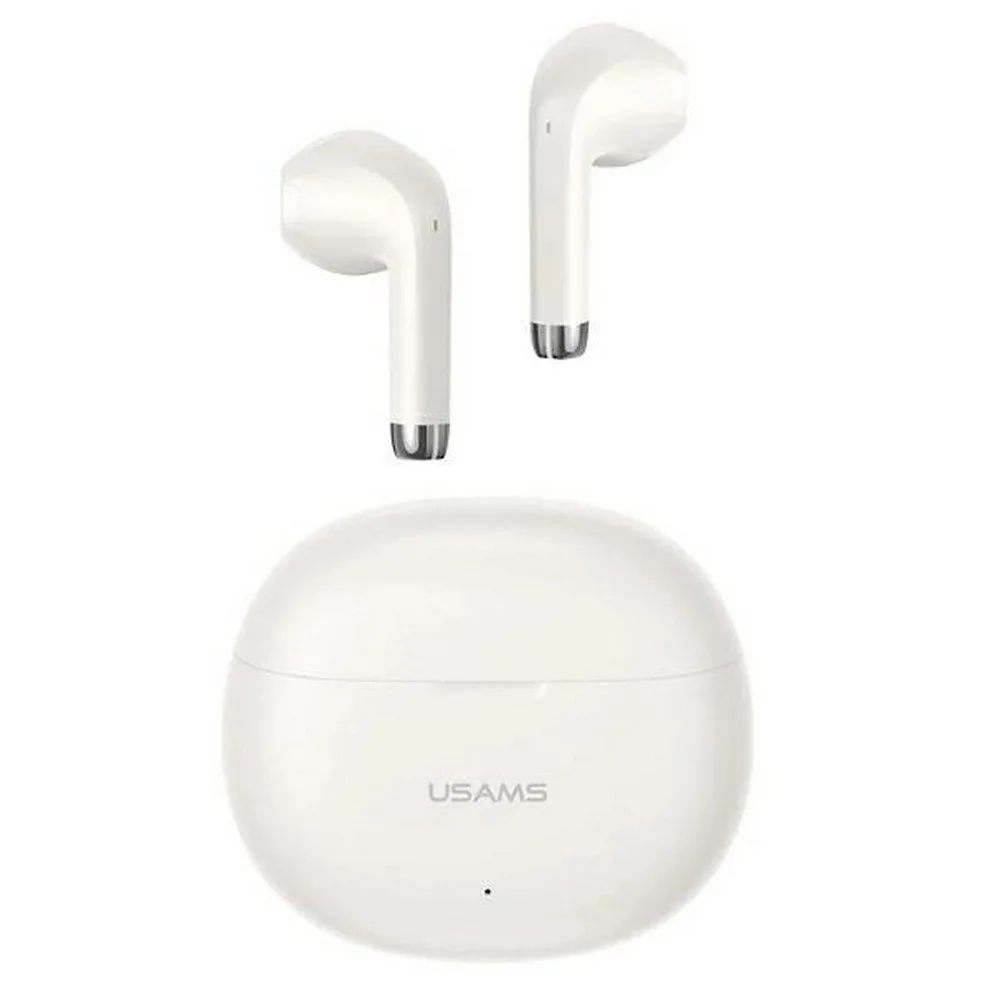 YO17 Earbud Bluetooth Handsfree Ακουστικά με Θήκη Φόρτισης Μπεζ - Image 1