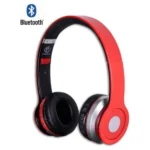 Rebeltec Crystal Ασύρματα / Ενσύρματα On Ear Ακουστικά με Ραδιόφωνο με 6 ώρες Λειτουργίας Κόκκινα