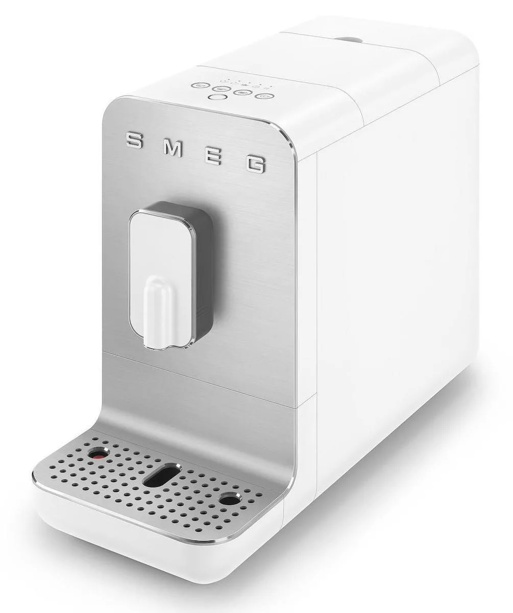 Smeg Αυτόματη Μηχανή Espresso 1350W Πίεσης 19bar με Μύλο Άλεσης Λευκή BCC01WHEU - Image 1