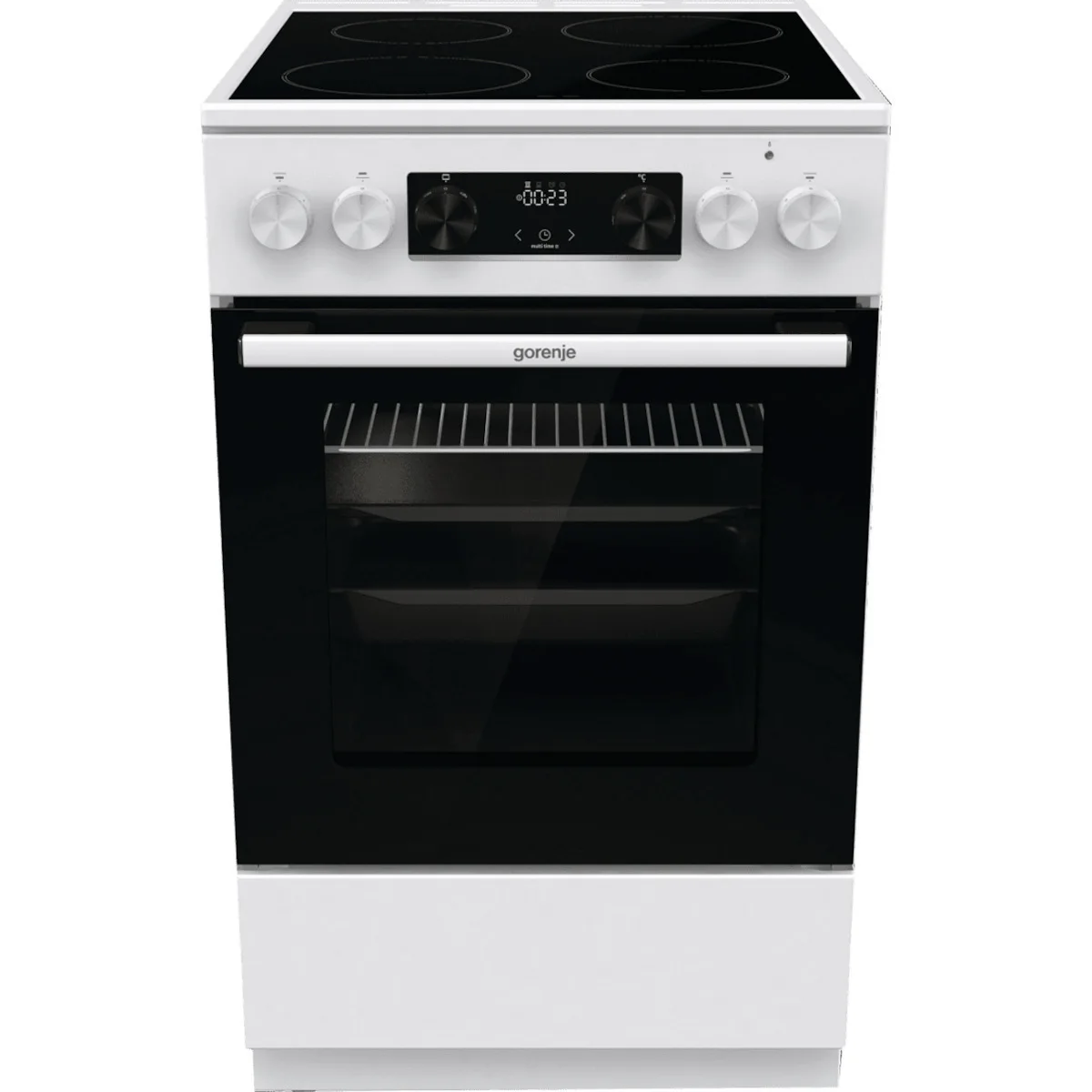 Gorenje GEC5C42WG Κουζίνα 70lt με Κεραμικές Εστίες Π50εκ. Λευκή - Image 1