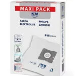 Konig & Meyer P15/maxi Σακούλες Σκούπας 12τμχ Συμβατή με Σκούπα Philips / Electrolux / Zanussi