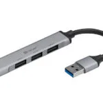 Tracer H41 USB 2.0 Hub 3 Θυρών με σύνδεση USB-A Γκρι (TRAPOD47000)