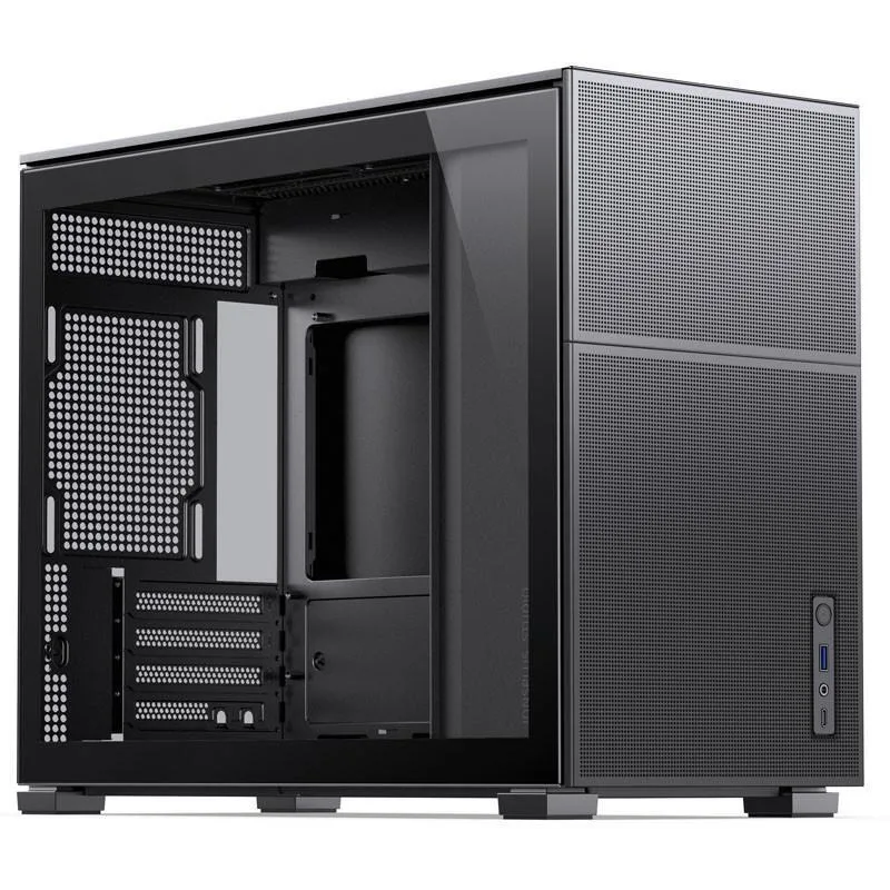 Jonsbo D31 Mesh Gaming Mini Tower Κουτί Υπολογιστή με Πλαϊνό Παράθυρο Μαύρο - Image 1