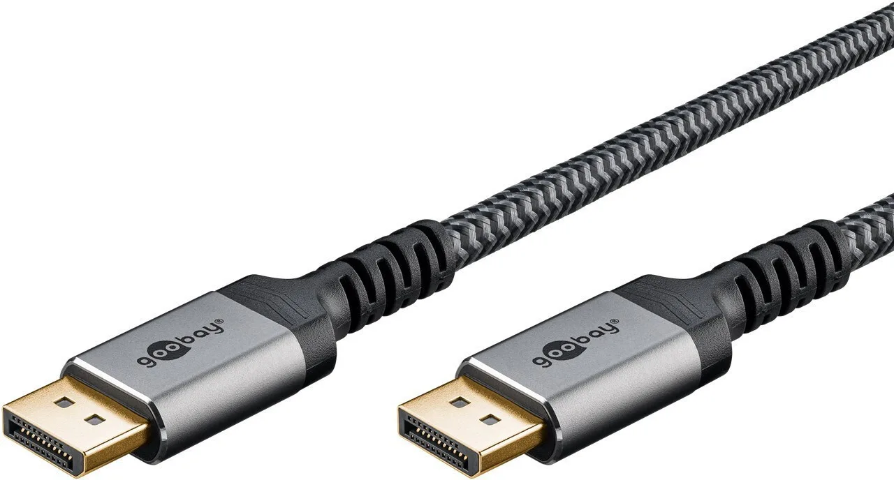Goobay Cable DisplayPort male - DisplayPort male 1m Γκρι (65264) - Image 1
