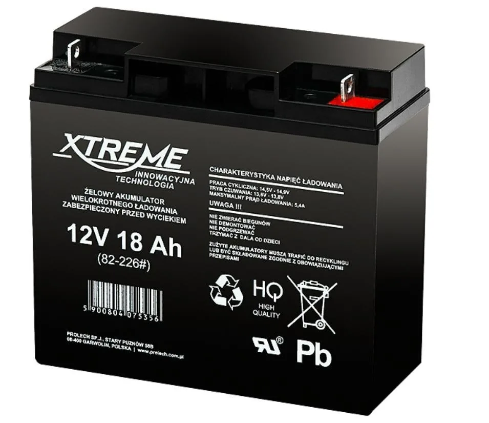 XTREME Μπαταρία UPS με Χωρητικότητα 18Ah και Τάση 12V 82-226 1τμχ - Image 1