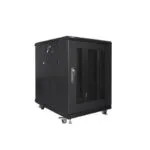 Lanberg Επιδαπέδια Καμπίνα Rack 15U Μαύρο FF01-6815-23B