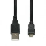 iBox Regular USB 2.0 to micro USB Cable Μαύρο 1.8m (IKU2M18)
