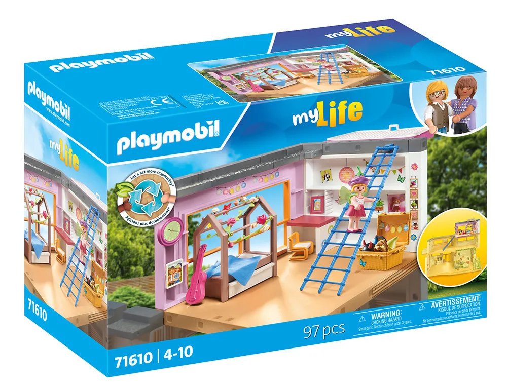 Playmobil MyLife Μοντέρνο Σπίτι Μοντέρνο Παιδικό Δωμάτιο για 4-10 ετών 71610 - Image 1