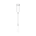Apple Μετατροπέας 3.5mm female σε USB-C male Λευκό 1τμχ MU7E2ZM/A