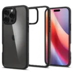Spigen Ultra Hybrid Back Cover Πλαστικό 1.2mm Matte Black (iPhone 16 Pro) ACS08125