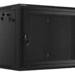 Lanberg Επιτοίχια Καμπίνα Rack 9U Μαύρο WF01-6409-23B