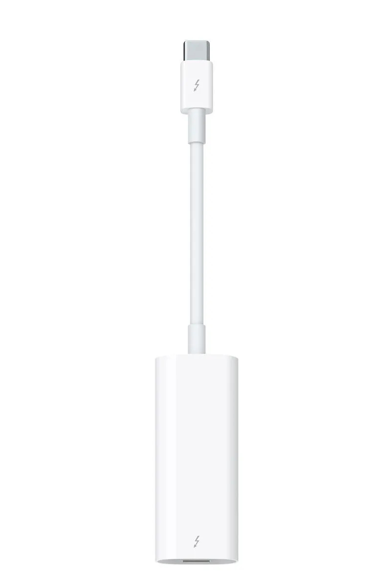 Apple Μετατροπέας Thunderbolt 3 male σε Thunderbolt 2 female Λευκό 1τμχ MYH93ZM/A - Image 1