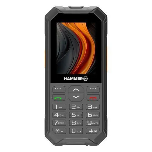 Hammer 6 LTE Dual SIM Ανθεκτικό Κινητό με Κουμπιά Μαύρο - Image 1