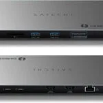 Satechi Thunderbolt 4 Docking Station με PD Ethernet και σύνδεση 2 Οθονών Γκρι (ST-DT4MDM-EU-EU)