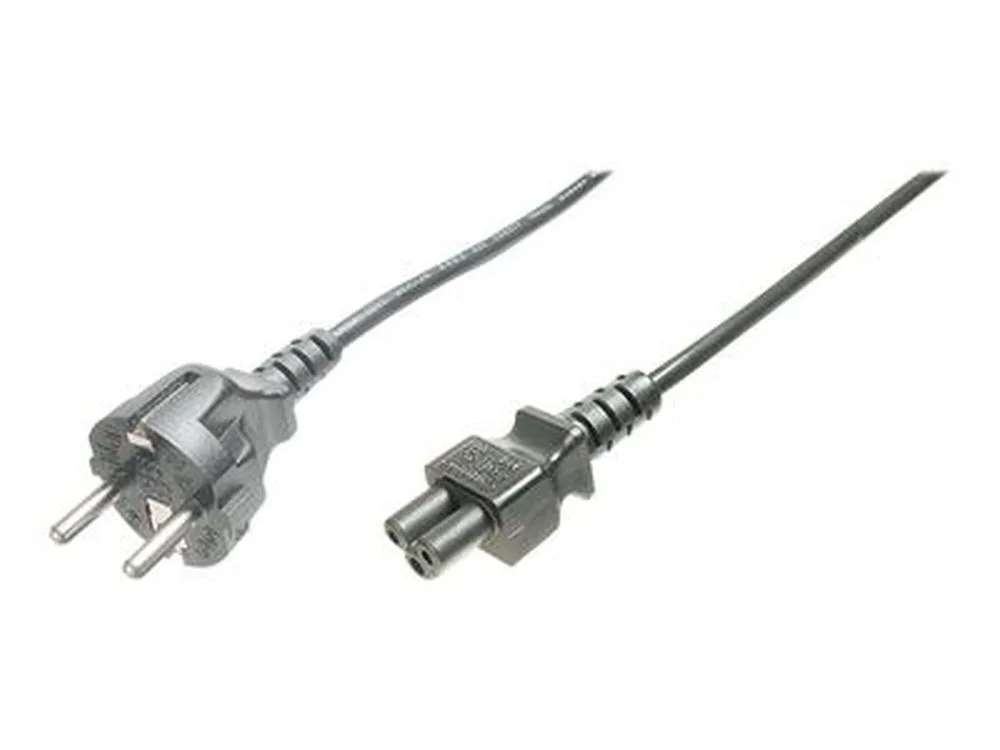Digitus Schuko - IEC C5 Cable 0.75m Μαύρο AK-440115-008-S - Image 1