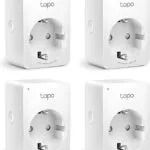 TP-LINK TAPO P100 v1 Smart Μονόπριζο 4τμχ TAPO P100