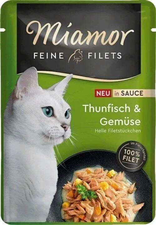 20241014102555_miamor_ygri_trofi_gia_gata_me_tono_lachanika_kai_psaria_choris_glouteni_100gr_s91106490 Miamor Υγρή Τροφή για Ενήλικες Γάτες σε Φακελάκι με Τόνο, Λαχανικά και Ψάρια χωρίς Γλουτένη 100gr - Image 1