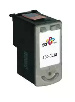 TB Print Συμβατό Μελάνι Εκτυπωτή InkJet Canon 12ml Πολλαπλό (Color) 1τμχ TBC-CL38 - Image 1