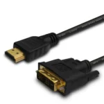 Savio Cable DVI-A male - HDMI male 1.8m Μαύρο (CL-139)