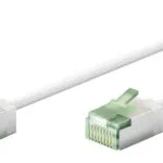 Goobay U/FTP (STP) Καλώδιο Δικτύου Ethernet 1m Λευκό 1τμχ 74360
