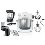 Bosch MUMS6EW22 Κουζινομηχανή 1600W με Ανοξείδωτο Κάδο 5.5lt