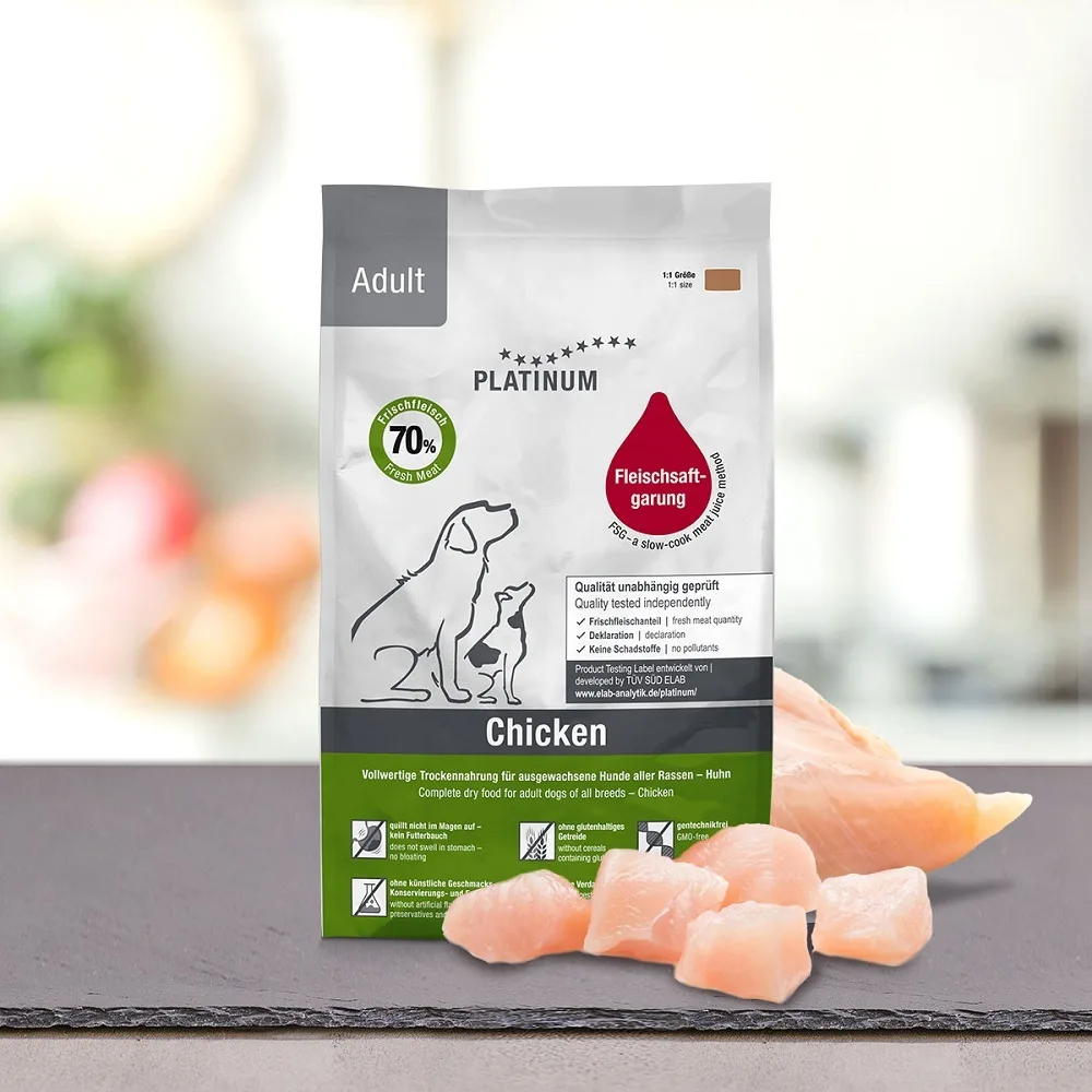 Platinum Pet Food & Care 5kg Ξηρά Τροφή χωρίς Γλουτένη για Ενήλικους Σκύλους με Κοτόπουλο - Image 1