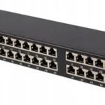 Lanberg Patch Panel Shielded για Rack 1U 19" 48 Θυρών cat6a Μαύρο PPSA-1048-B