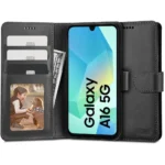 Tech-Protect Wallet Δερματίνης Μαύρο (Samsung Galaxy A16 4G / 5G)