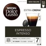 Nescafe Κάψουλες Espresso Intenso Συμβατές με Μηχανή Dolce Gusto 30caps