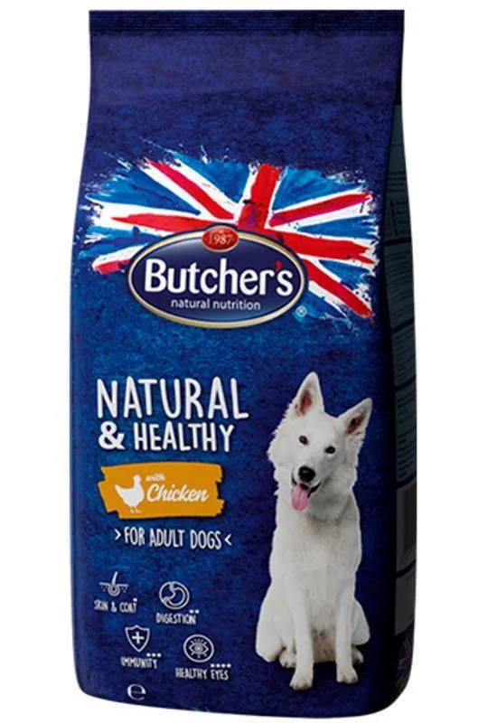 Butcher's Pet Care Natural & Healthy Chicken 15kg Ξηρά Τροφή για Ενήλικους Σκύλους με Κοτόπουλο - Image 1