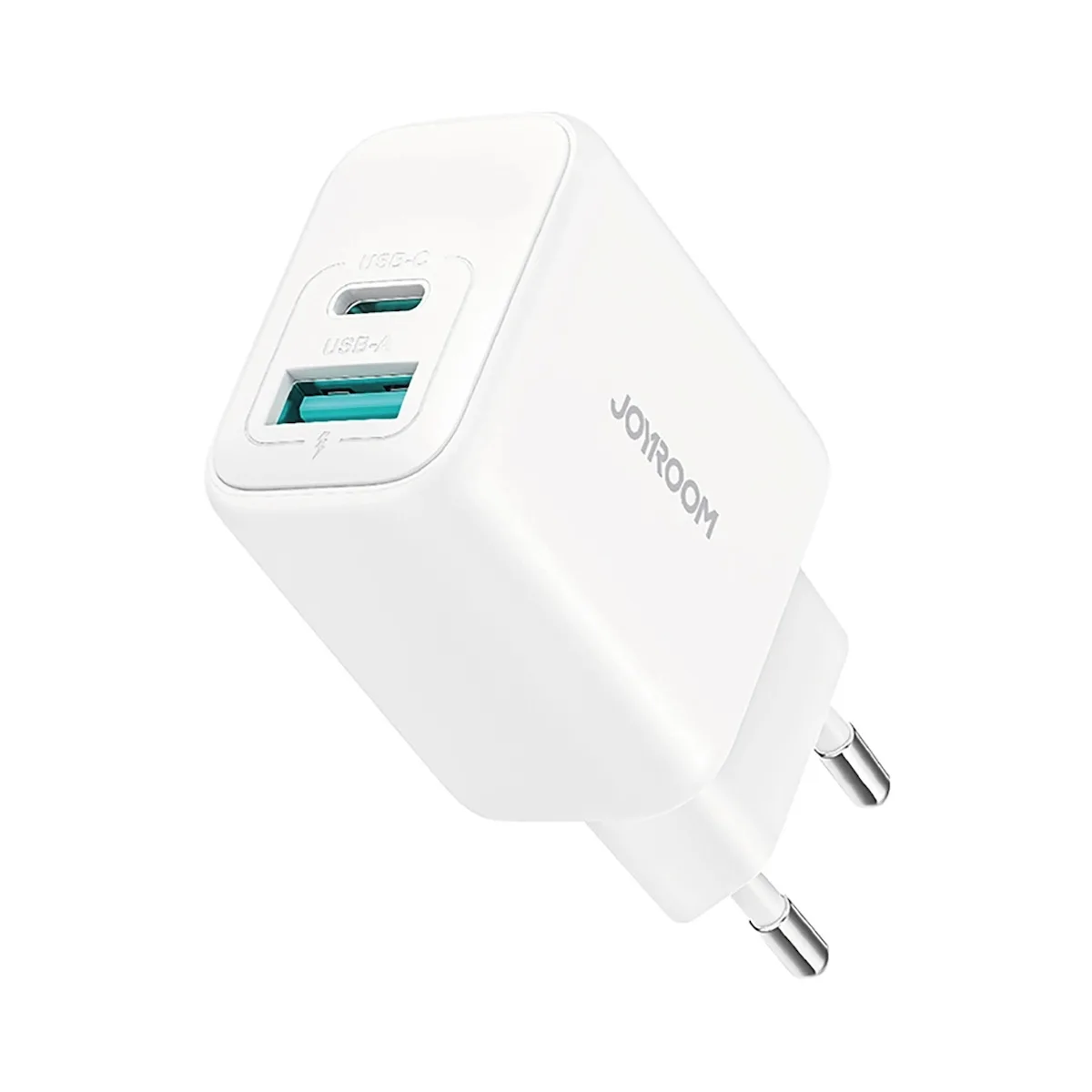 Joyroom Φορτιστής Χωρίς Καλώδιο με Θύρα USB-A και Θύρα USB-C 20W Power Delivery / Quick Charge 3.0 Λευκός (JR-TCF21) - Image 1