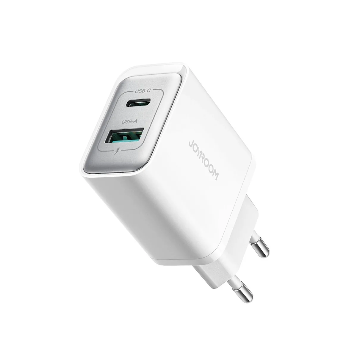 Joyroom Φορτιστής Χωρίς Καλώδιο με Θύρα USB-A και Θύρα USB-C 30W Λευκός (JR-TCF15) - Image 1
