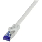 LogiLink S/FTP Cat.6a Καλώδιο Δικτύου Ethernet 10m Γκρι 1τμχ C6A092S