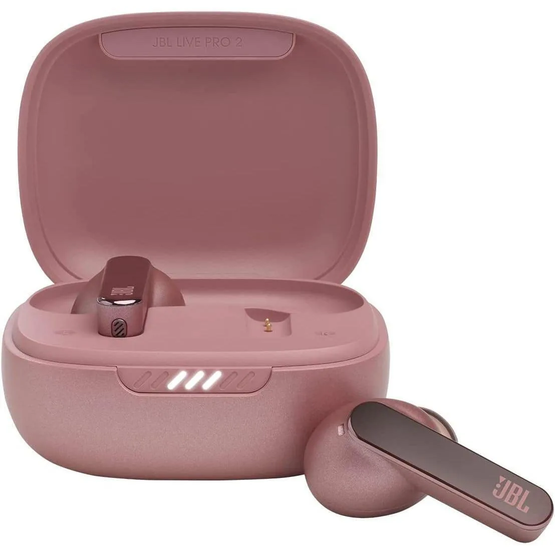 JBL Live Pro 2 In-ear Bluetooth Handsfree Ακουστικά με Αντοχή στον Ιδρώτα και Θήκη Φόρτισης Ροζ - Image 1