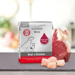 Platinum Pet Food & Care Menu Υγρή Τροφή Σκύλων σε Κονσέρβα με Μοσχάρι, Κοτόπουλο, Κρέας και Λαχανικά 375gr