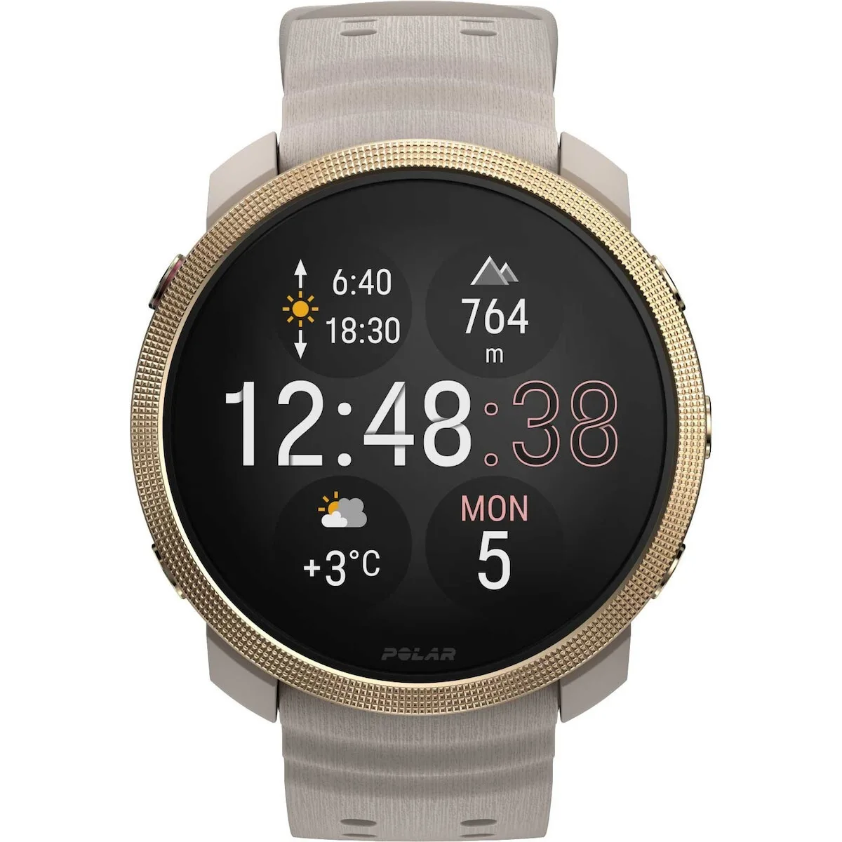 20241108112656_polar_vantage_m3_45mm_adiavrocho_smartwatch_me_palmografo_greige_sand Polar Vantage M3 45mm Αδιάβροχο Smartwatch με Παλμογράφο (Greige Sand) - Image 1